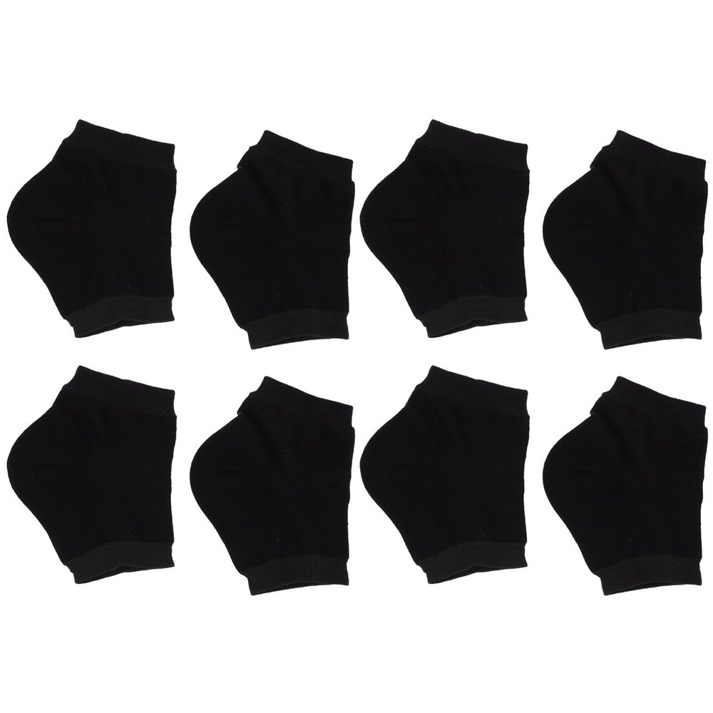 FOMIYES 10pairs Elastic Heel Sleeve Socks of Moisturizing Crack Heel Protectors for Comfort and and Reusable Foot Care
