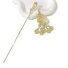 LRGKMCWTOB Glow Lantern and Gourd Hairpin Hairpin Hanfu hair Accessories Lantern Tassel Hairpins Clips Long Tassel Step Shake Hanfu Dress Headpieces Wedding (White gourd) view 1