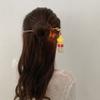 LRGKMCWTOB Glow Lantern and Gourd Hairpin Hairpin Hanfu hair Accessories Lantern Tassel Hairpins Clips Long Tassel Step Shake Hanfu Dress Headpieces Wedding (White gourd) view 2