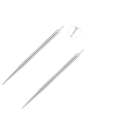 Aumeo G23 Titanium Threadless Piercing Taper 14G 16G 18G Piercing Insertion Pin Taper for Nose Lip Monroe Ear Tragus Helix Push in Body Piercing Stretching Kit Assistant Tool (Straight-14G)