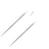 Aumeo G23 Titanium Threadless Piercing Taper 14G 16G 18G Piercing Insertion Pin Taper for Nose Lip Monroe Ear Tragus Helix Push in Body Piercing Stretching Kit Assistant Tool (Straight-14G) view 1