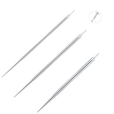 Aumeo G23 Titanium Threadless Piercing Taper 14G 16G 18G Piercing Insertion Pin Taper for Nose Lip Monroe Ear Tragus Helix Push in Body Piercing Stretching Kit Assistant Tool (Straight-14G,16G, 18G)