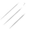 Aumeo G23 Titanium Threadless Piercing Taper 14G 16G 18G Piercing Insertion Pin Taper for Nose Lip Monroe Ear Tragus Helix Push in Body Piercing Stretching Kit Assistant Tool (Straight-14G,16G, 18G) view 1