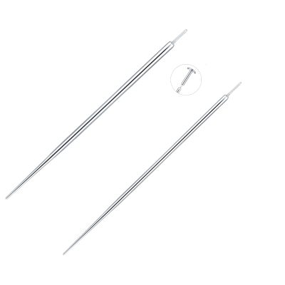 Aumeo G23 Titanium Threadless Piercing Taper 14G 16G 18G Piercing Insertion Pin Taper for Nose Lip Monroe Ear Tragus Helix Push in Body Piercing Stretching Kit Assistant Tool (Straight-16G,18G)