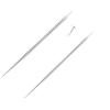 Aumeo G23 Titanium Threadless Piercing Taper 14G 16G 18G Piercing Insertion Pin Taper for Nose Lip Monroe Ear Tragus Helix Push in Body Piercing Stretching Kit Assistant Tool (Straight-16G,18G) view 1