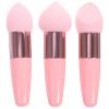 Beavorty 3pcs Makeup Sponge Handles for Easy Application Versatile Blending Tools for Liquid Foundation Loose Powder and More Compact and for Travel Use view 1