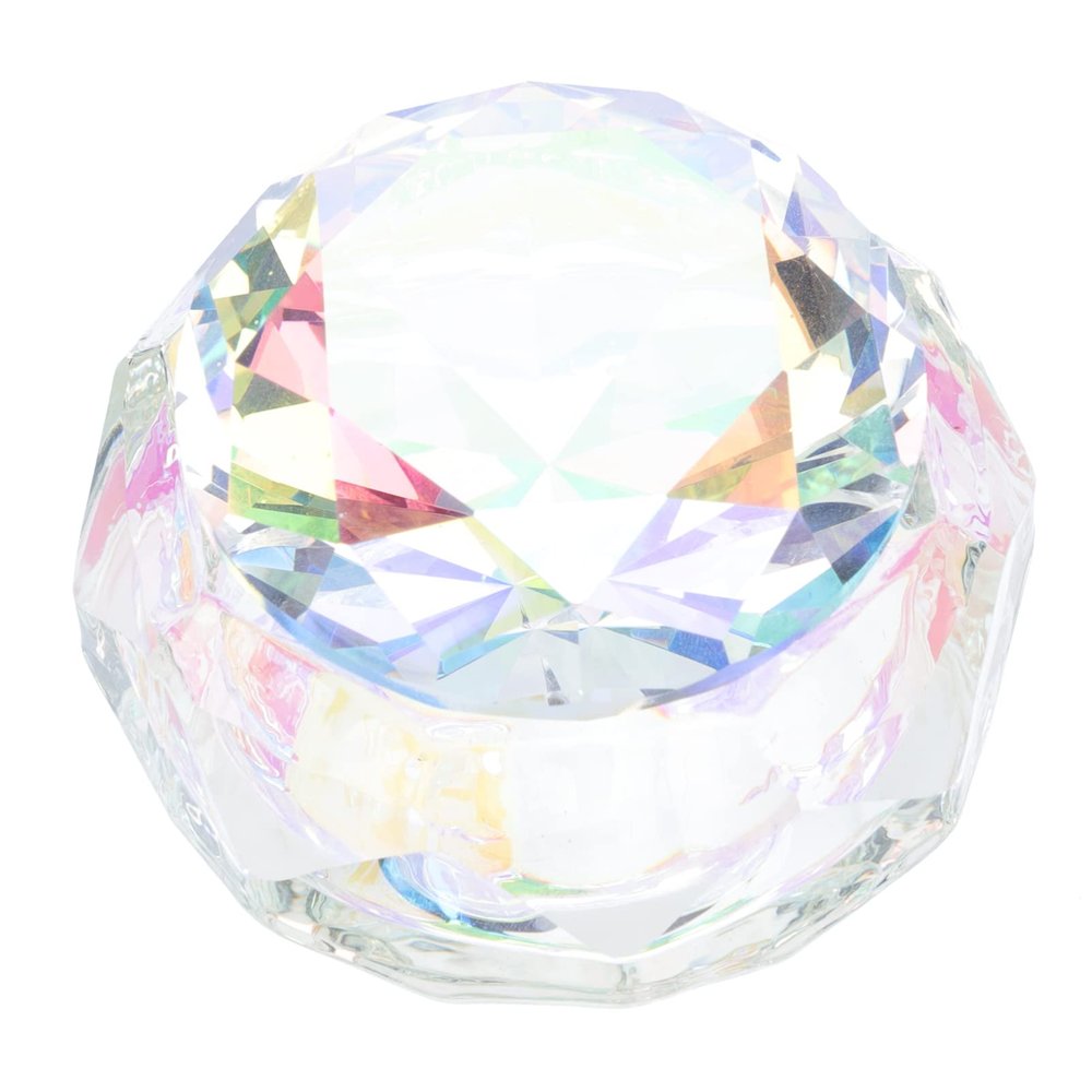 Beavorty 1pc Nail Art Crystal Cup Manicure Nail Art Dish Nail Art Cup Mixing Cup Nail Crystal Cup Manicure Nail Art Bowl Manicure Pen Washing Cup Powder Cup Manicure Supplies