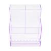 FRCOLOR Nail Grinding Storage Box Plastic Display Case for Manicure Tools Compact Organizer for Professional and Home Use Keeps Your Workspace Tidy view 1