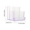 FRCOLOR Nail Grinding Storage Box Plastic Display Case for Manicure Tools Compact Organizer for Professional and Home Use Keeps Your Workspace Tidy view 3