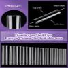 504PCS XXL Square No C Curve Nail Tips for Acrylic Nails Professional, Clear Tapered Square Straight Half Cover Extra Long Fake Nails, Ballerina Coffin Nails Tips for Salons DIY Nail Art view 4