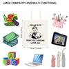 Novelty Horror Movie Lover Gift Feeling Cute Might Kill Someone Later Scary Movie Merchandise (Might kill tote) view 2