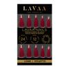 VAMPIRA Press-On Nails by Lavaa Beauty | Long Stiletto | Glossy Burgundy Stiletto Nails view 2