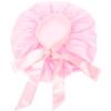 Beavorty Bowknot Satin Bonnet Bath Cap for Women and Girls Extra Large Shower Cap with Elastic Design Comfortable and Stylish Hair for Spa Makeup and Sleep view 1