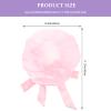 Beavorty Bowknot Satin Bonnet Bath Cap for Women and Girls Extra Large Shower Cap with Elastic Design Comfortable and Stylish Hair for Spa Makeup and Sleep view 2
