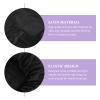 Beavorty Extra Large Satin Lined Shower Cap for Women Reusable Bathing Bonnet with Elastic for Long Hair Curls and Braids Stylish Design view 2