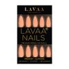 BASIC B Press-On Nails by Lavaa Beauty | Medium Almond | Nude Pink Matte Almond Nails view 1