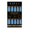BLUE ATTITUDE Press-On Nails by Lavaa Beauty | Long Stiletto | Glossy Blue Stiletto Nails view 2