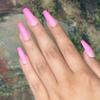 HOTTIE PINK OMBR Press-On Nails by Lavaa Beauty | Long Coffin | Pink Ombr Matte Finish view 3