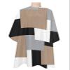 Brown Black Grey Barber Cape for Men/Women, Hair Cutting Cape with Adjustable Snap Closure, Middle Century Irregular Geo Abstract Art Haircut Cape Professional Salon Capes for Hair Stylist 55"x63" view 1