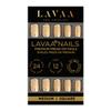 GOLDIE Press-On Nails by Lavaa Beauty | Medium Square | Gold Chrome Square Nails view 2