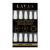 WHITE COFFIN Press-On Nails by Lavaa Beauty | Long Coffin | Matte White Coffin Nails view 2