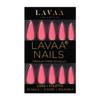 BUBBLEGUM BAE Press-On Nails by Lavaa Beauty | Long Stiletto | Pink Glossy Stiletto Nails view 2