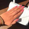 BUBBLEGUM BAE Press-On Nails by Lavaa Beauty | Long Stiletto | Pink Glossy Stiletto Nails view 3