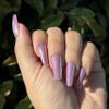 HOT COMMODITY Press-On Nails by Lavaa Beauty | Long Coffin | Purple Chrome Coffin Nails view 4