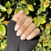 WELL ROUNDED Press-On Nails by Lavaa Beauty | Short Rounded | Short Round Oval French Tip Nails view 1