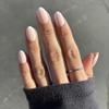 WELL ROUNDED Press-On Nails by Lavaa Beauty | Short Rounded | Short Round Oval French Tip Nails view 3