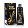 BELEZALIB Instant Black Hair Dye Shampoo for Women Man Hair Color Shampoo for Gray Hair - 100% Gray Coverage - Natural Plant Hair Dye 3 in 1, 16.9Fl OZ view 1