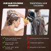 BELEZALIB Instant Dark Brown Hair Dye Shampoo for Women, Hair Color Shampoo for Gray Hair, 3 in 1-100% Gray Coverage - Natural Plant Ingredients, 16.9OZ/500ML view 4