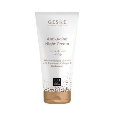 GESKE Anti-Aging Night Cream | Moisturizing Skin Cream with Hyaluron | Anti-Wrinkle Cream for Age-Defying Beauty | Vegan Formula | Suitable for Men, Women & All Genders | Complements GESKE Devices