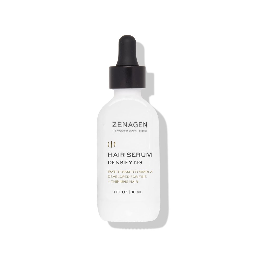 ZENAGEN Densifying Hair Serum for Fine + Thinning Hair | Boosts Hair Density, Strengthens & Nourishes Hair Follicles, Non-Greasy Water-Based Formula, Plant-Based, Vegan, All Hair Types, 1 oz