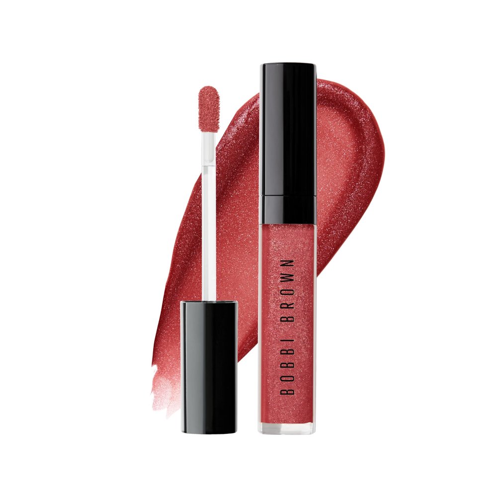 Bobbi Brown Crushed Oil-Infused Gloss | Hydrating, Non-Sticky, Tinted Lip Oil Gloss | High-Impact Shine & Comfortable Feel, 0.20 Fl Oz, Kir Sugar