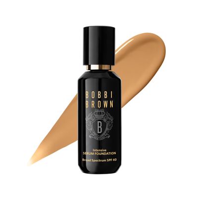 Bobbi Brown Intensive Serum Foundation SPF 40/30 | Radiance-Boosting, Skincare-Infused Serum Foundation for Seamless Coverage, 1 Fl Oz, Golden W-074