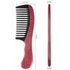 Onedor 100% Handmade Natural Violet Sandalwood With Buffalo Horn Hair Combs - Anti-Static Sandalwood Scent Natural Hair Detangler Wooden Combs (Wide Tooth Fine Tooth Set) view 4