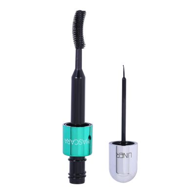 2 in 1 Lasting Dip Liner and Mascara by Romantic Beauty Green - Curl