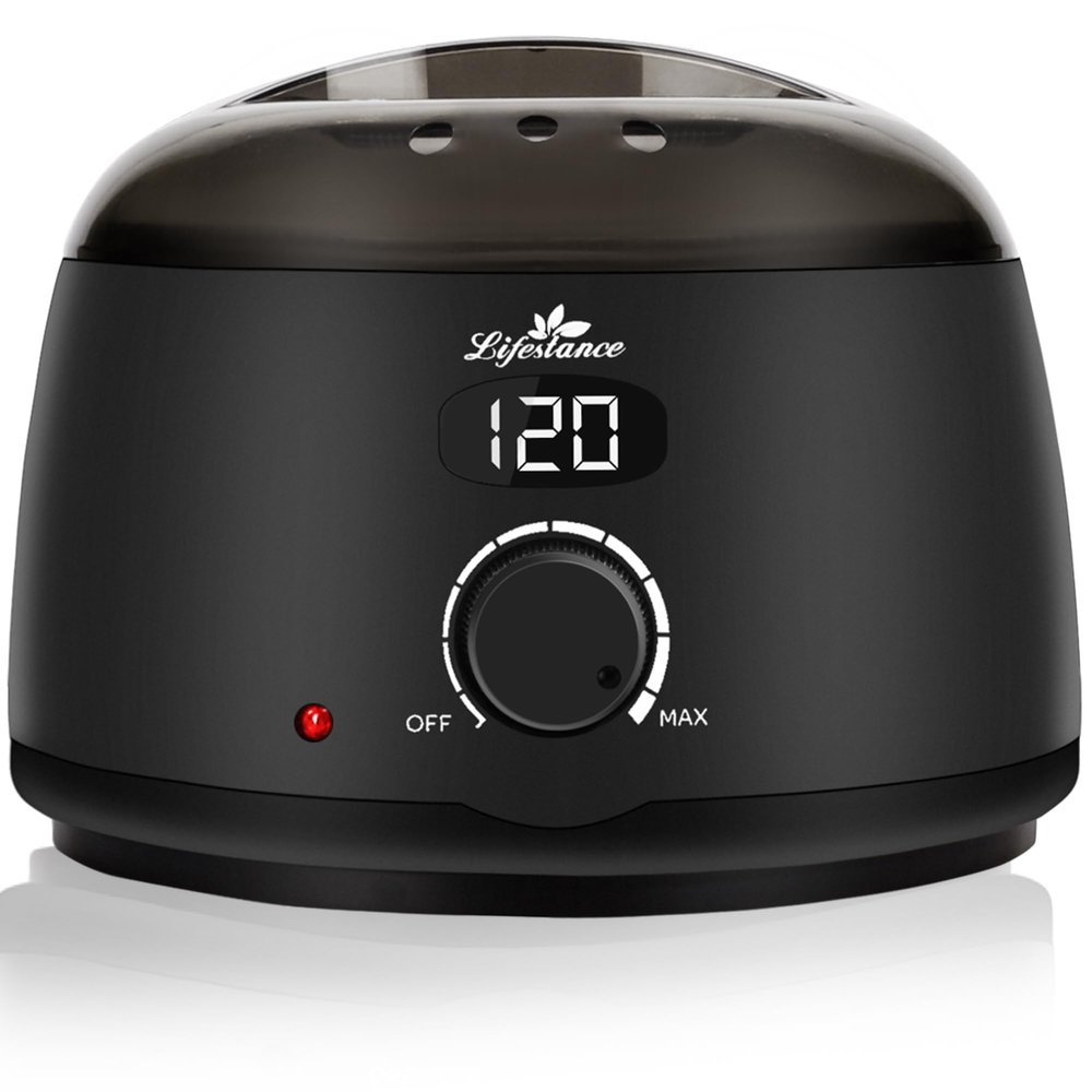 Lifestance L2 Digital Wax Warmer Machine - 500ml/14oz Fast-Heating for Hard Wax Beads, Hair Removal at Home, Professional for Brazilian, Bikini, Face, Body & Eyebrow