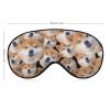 Custom Face Print Personlized Eye Mask Adjustable Soft Eye Masks Eyeshade Blindfold for Women Men Airplane Travel Sleeping (Style4) view 2