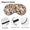 Custom Face Print Personlized Eye Mask Adjustable Soft Eye Masks Eyeshade Blindfold for Women Men Airplane Travel Sleeping (Style4) view 3