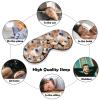 Custom Face Print Personlized Eye Mask Adjustable Soft Eye Masks Eyeshade Blindfold for Women Men Airplane Travel Sleeping (Style4) view 4