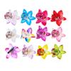 12PCS Bohemian Flower Hairpin Colourful Hawaiian Flowers Orchid Flower Crocodile Hair Clips for Lady Women Girls Bridal Wedding Party Beach Hair Style Accessories view 1