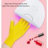 3 Pairs UV Gloves for Nails, Manicures Fingerless Glove Anti UV Mittens Protect Hands from LED Lamp Manicure Dryer view 2