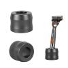Linkidea 2 Pack Aluminum Alloy Razor Stand, Opening Dia 0.86" (22mm) Men's Shaving Stand for Bathroom Countertops, Compatible with Fusion 5 Power, ProGlide Shield Power (Grey) view 1