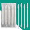 1000 Pack Cotton Swab Individually Wrapped, Individually Wrapped Double Tipped Cotton Swabs Paper Sticks Cotton Buds(White, Round/Pointed End) view 1