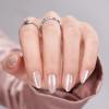 BTArtbox Press On Nails Short Medium - Soft Gel Press On Nails, Chrome Fake Nails with Nail Glue, Fit Perfectly & Natural Reusable Stick On Nails Kit, Glazed Donut & Aurora Cat Eye view 2
