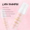 EMEDA Lash Shampoo for Lash Extensions Lash Cleaning Kit 150ml with Lash Fan Dryer Lash Extension Cleanser Oil Free Foam Soap Lash Bath with Rinse Bottle, Brush, Hair Band view 4