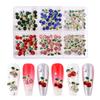 Nail Art Rhinestones Gold 3D Cherry Nail Charms, 60Pcs Cherry Crystal Diamond Fruit Charm for Nails Design Metal Alloy Rhinestone Jewelry DIY Crafts Supply(6 Colors,Cherrys) view 1