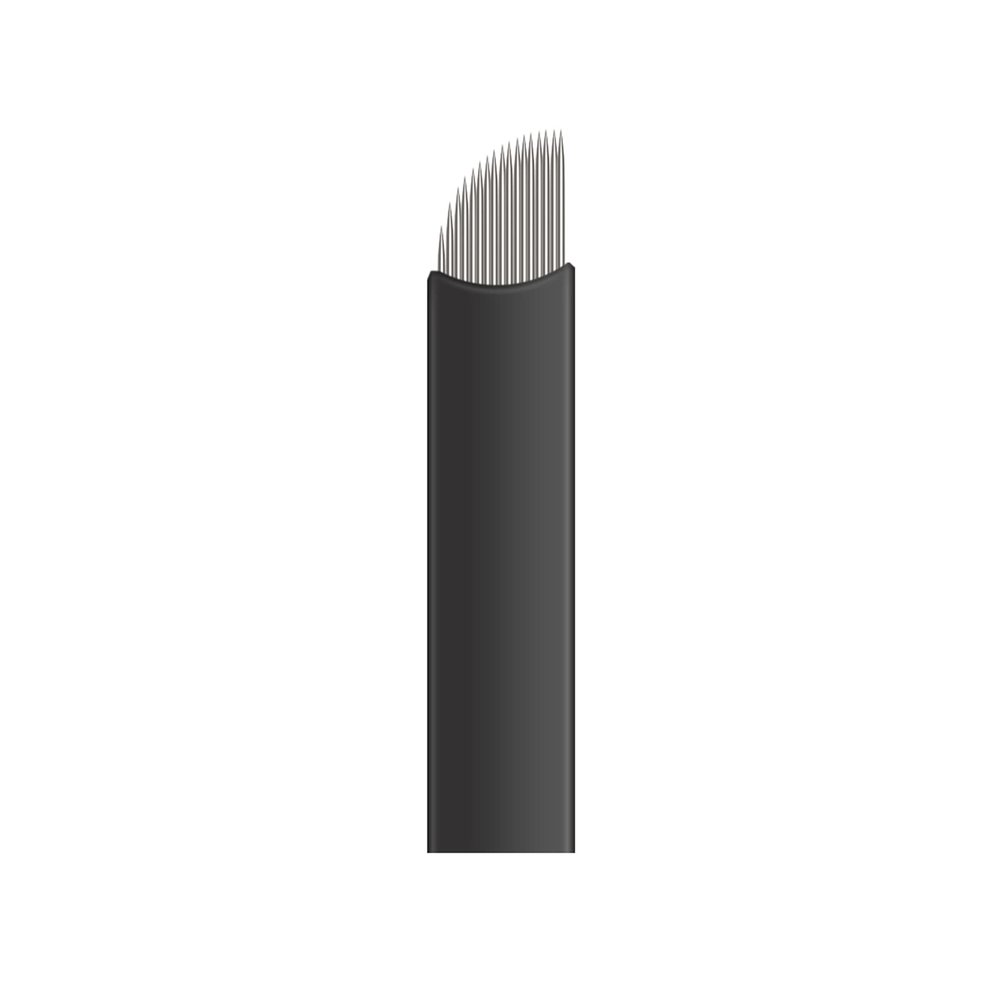 30pcs Disposable F17 Microblading Needles for Semipermanent Makeup Manual Tattoo Eyebrow